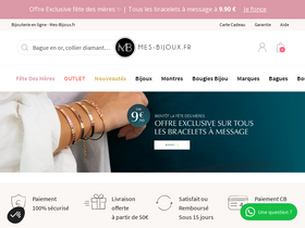 'mes-bijoux.fr' screenshot