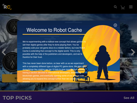 'robotcache.com' screenshot