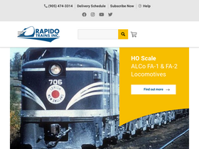 'rapidotrains.com' screenshot