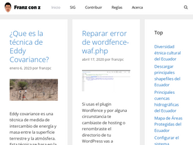 'franzpc.com' screenshot