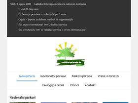 'zastita-prirode.hr' screenshot