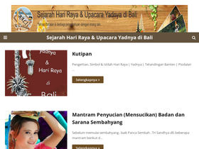 'sejarahharirayahindu.blogspot.com' screenshot