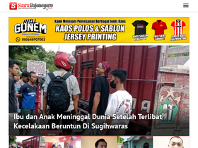 'suarabojonegoro.com' screenshot