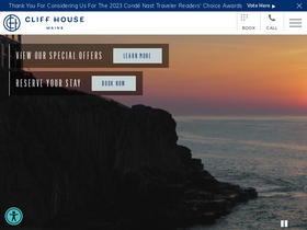'cliffhousemaine.com' screenshot