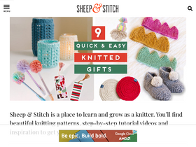 'sheepandstitch.com' screenshot