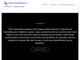 'frasesinspiradoras.net' screenshot