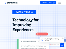 'inmoment.com' screenshot