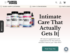 getflowerpower.com homepage screenshot