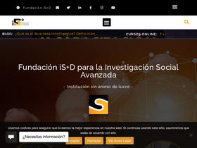 'isdfundacion.org' screenshot