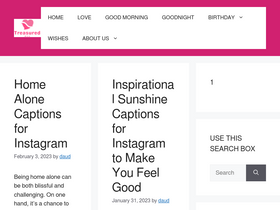 'treasuredmsg.com' screenshot