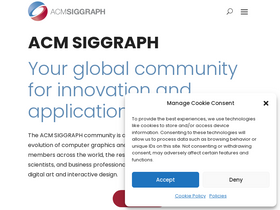 'siggraph.org' screenshot