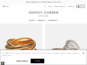 sidneygarber.com homepage screenshot
