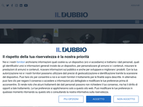 'ildubbio.news' screenshot