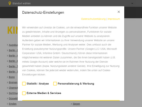 'cinestar.de' screenshot