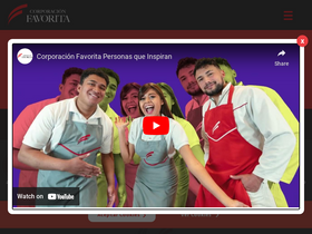 'corporacionfavorita.com' screenshot