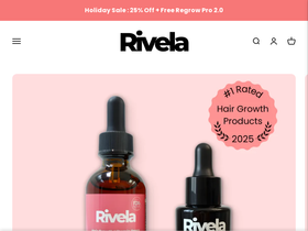 Rivela website screenshot
