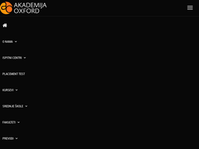 'akademijaoxford.com' screenshot