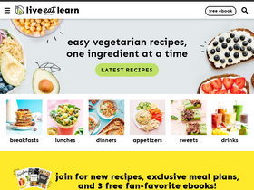 'liveeatlearn.com' screenshot