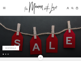 from-marion-with.love homepage screenshot