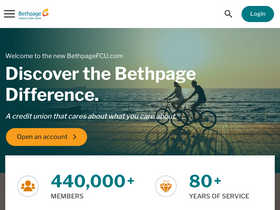 'bethpagefcu.com' screenshot