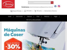 'laparisina.mx' screenshot