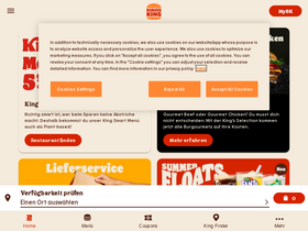 'burgerking.de' screenshot