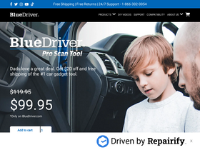 'bluedriver.com' screenshot