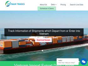 'vietnamtrades.com' screenshot