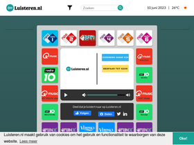 'luisteren.nl' screenshot
