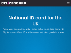 'citizencard.com' screenshot