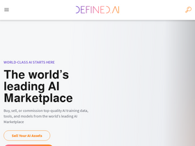 'definedcrowd.com' screenshot