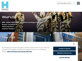 'birminghamhippodrome.com' screenshot