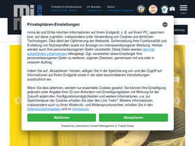 'mima.de' screenshot