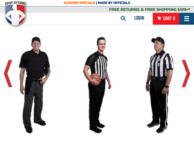 'ump-attire.com' screenshot