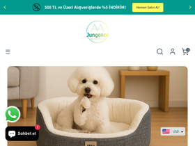 jungolica.com homepage screenshot