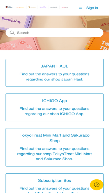 tokyotreat.zendesk.com