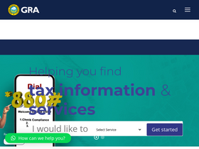 'gra.gov.gh' screenshot