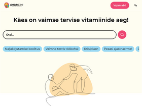 'peaasi.ee' screenshot
