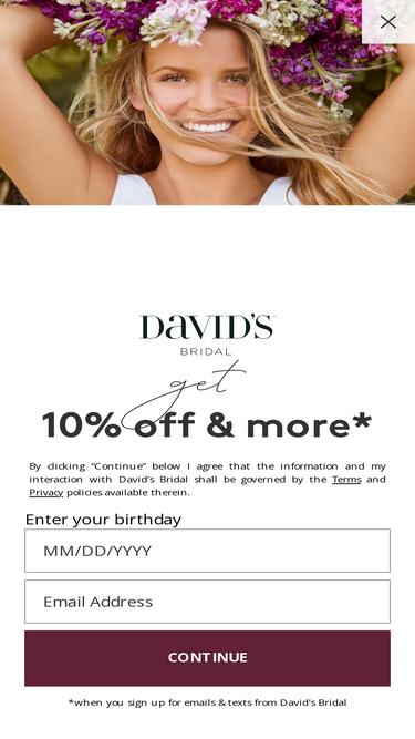 David's bridal hotsell coupon code