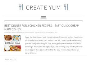 'createyum.com' screenshot