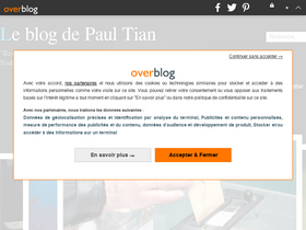 'paultian.fr' screenshot