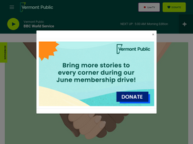 'vermontpublic.org' screenshot