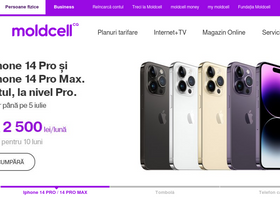 'moldcell.md' screenshot