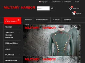 'militaryharbor.com' screenshot