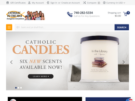 'catholictothemax.com' screenshot