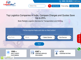 'logisticmart.com' screenshot