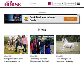 'yourhorse.co.uk' screenshot
