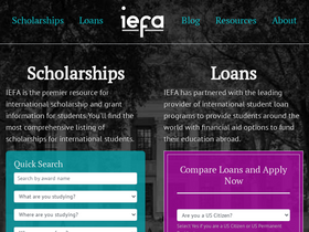 'iefa.org' screenshot