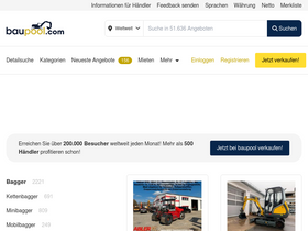 'baupool.com' screenshot