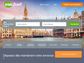 'vivastreet.be' screenshot